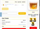 Go Raw Honey coupon verification screenshot