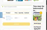 Go Raw Honey coupon verification screenshot