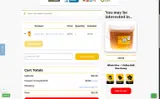 Go Raw Honey coupon verification screenshot