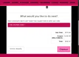 WELCOME30 coupon verification screenshot