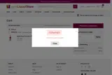 GotoLiquorStore coupon verification screenshot