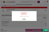 GotoLiquorStore coupon verification screenshot