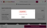 GotoLiquorStore coupon verification screenshot