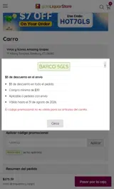 GotoLiquorStore coupon verification screenshot