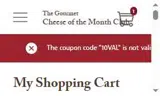 10VAL coupon verification screenshot