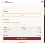 WINE$5 coupon verification screenshot
