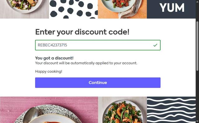Gousto checkout page showing Gousto promo code box | Screenshot taken by SimplyCodes community member on Aug 18, 2025