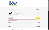 Goya Foods coupon verification screenshot
