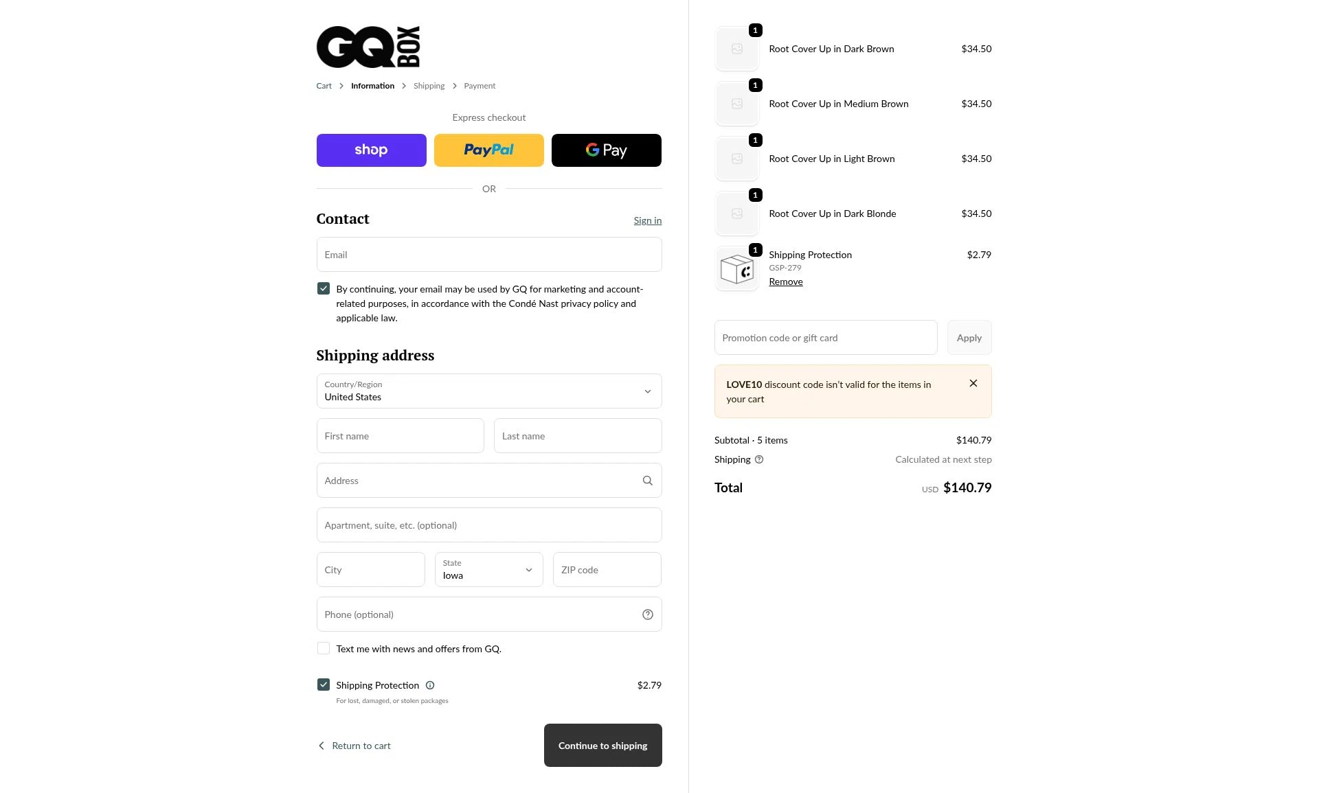 GQ Box Promo Codes