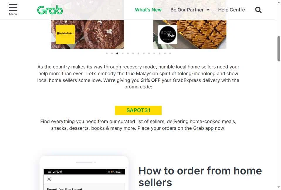 Grab checkout page showing Grab promo code box | Screenshot taken by SimplyCodes community member on Feb 2, 2026