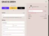 Grace & Green coupon verification screenshot