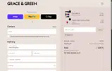 Grace & Green coupon verification screenshot