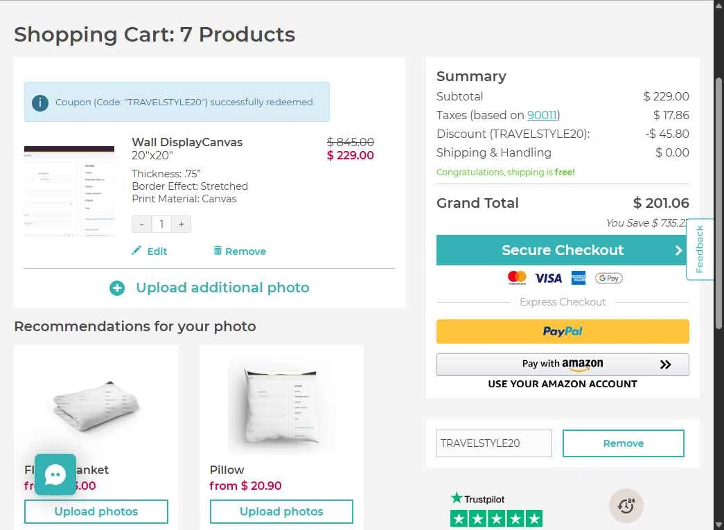 Grafomap checkout page showing Grafomap coupon code box | Screenshot taken by SimplyCodes community member on Oct 28, 2025