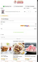 Grand Turkish Bazaar coupon verification screenshot