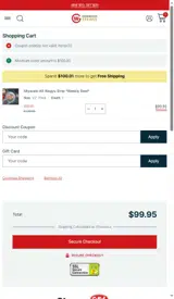 Grand Western Steaks coupon verification screenshot