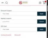 Grand Western Steaks coupon verification screenshot