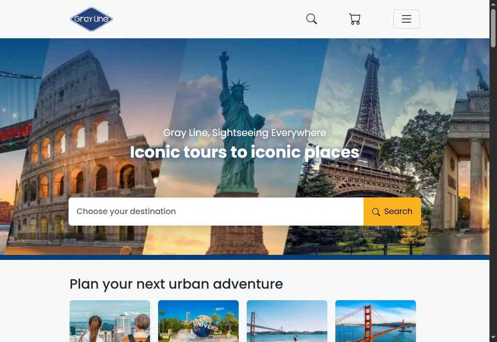 Gray Line checkout page showing Gray Line promo code box | Screenshot taken by SimplyCodes community member on Feb 6, 2026