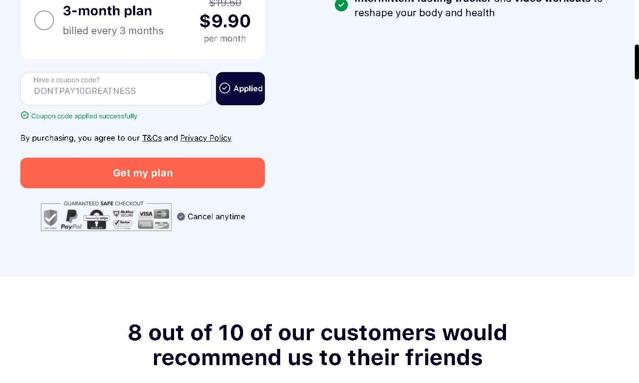 Greatness checkout page showing Greatness coupon code box | Screenshot taken by SimplyCodes community member on Jun 21, 2025