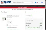 Green Bay Packers coupon verification screenshot