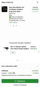 Woskal coupon verification screenshot