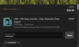 CUPON10 coupon verification screenshot