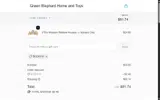 Green Elephant Home and Toys coupon verification screenshot