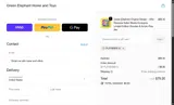 Green Elephant Home and Toys coupon verification screenshot