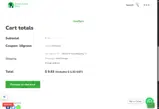 10green coupon verification screenshot
