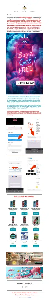 BUY2GET1FREE coupon verification screenshot