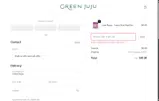 Green Juju coupon verification screenshot