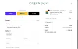 Green Juju coupon verification screenshot