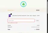 The Green Leaf Cannabis coupon verification screenshot