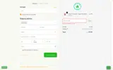 The Green Leaf Cannabis coupon verification screenshot