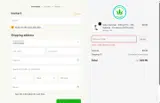 The Green Leaf Cannabis coupon verification screenshot