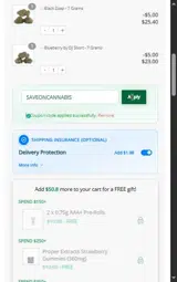 Green Society coupon verification screenshot