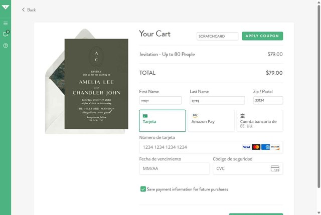 GreenVelope checkout page showing GreenVelope coupon code box | Screenshot taken by SimplyCodes community member on May 28, 2025