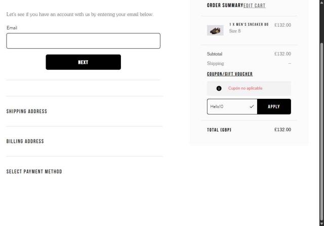 Grenson checkout page showing Grenson promo code box | Screenshot taken by SimplyCodes community member on Jul 11, 2025