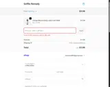 Griffin Remedy coupon verification screenshot