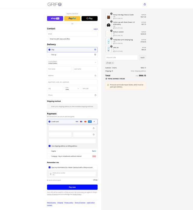Grifo checkout page showing Grifo promo code box | Screenshot taken by SimplyCodes community member on Aug 20, 2025