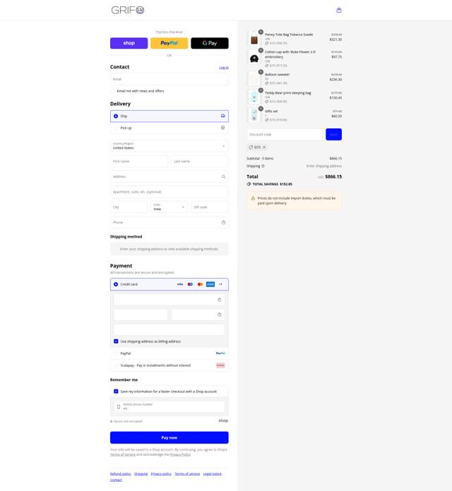 Grifo checkout page showing Grifo promo code box | Screenshot taken by SimplyCodes community member on Aug 28, 2025