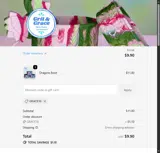 GRACE10 coupon verification screenshot