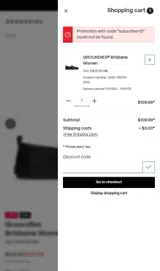 subscriber10 coupon verification screenshot