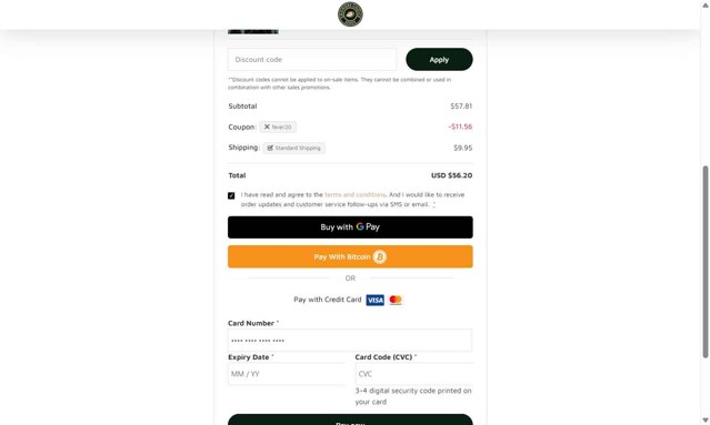 Growers Choice Seeds checkout page showing Growers Choice Seeds promo code box | Screenshot taken by SimplyCodes community member on Aug 26, 2025