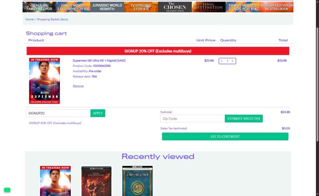 GRUV checkout page showing GRUV promo code box | Screenshot taken by SimplyCodes community member on Jul 19, 2025