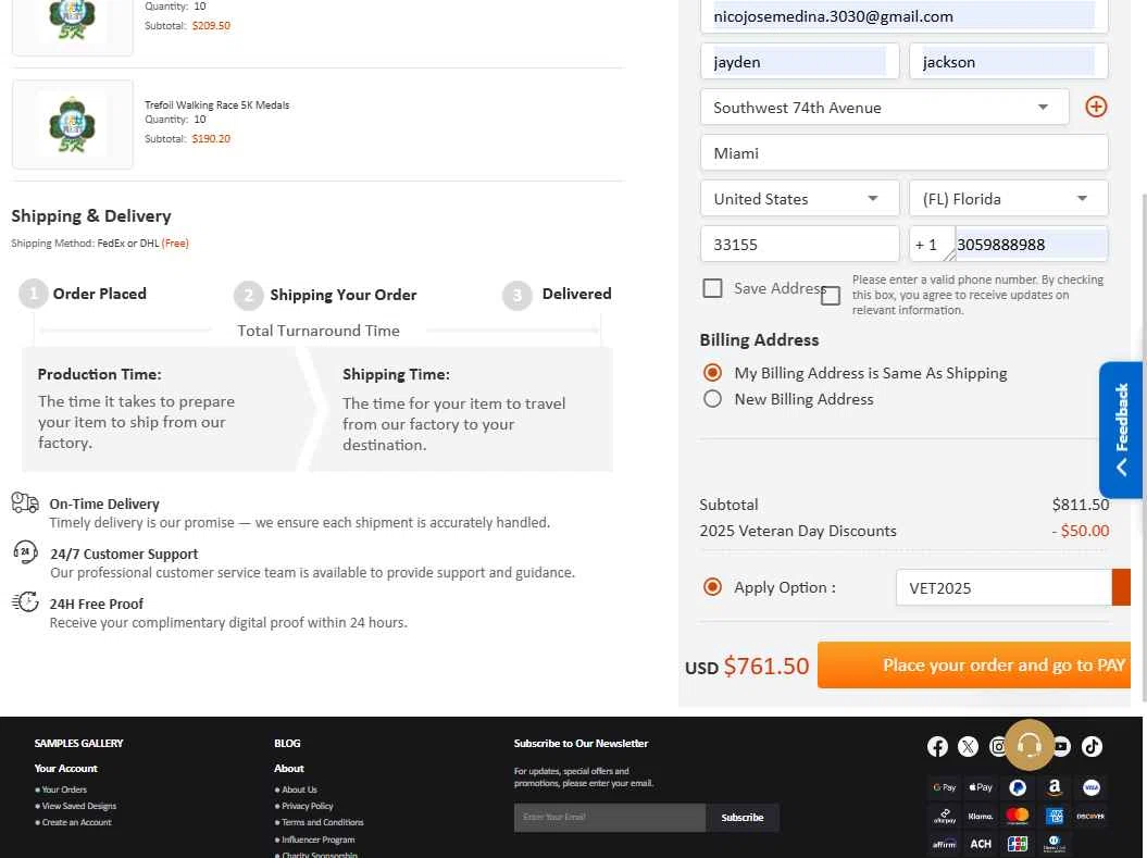 GS-JJ checkout page showing GS-JJ coupon code box | Screenshot taken by SimplyCodes community member on Oct 21, 2025
