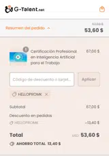 FRAN coupon verification screenshot