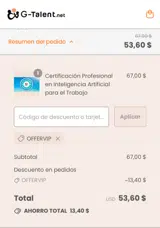 g-talent coupon verification screenshot