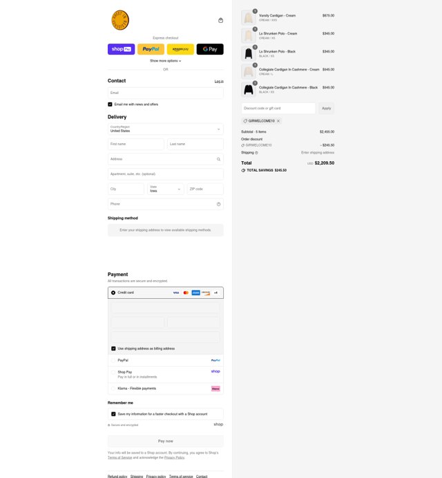 Guest In Residence checkout page showing Guest In Residence promo code box | Screenshot taken by SimplyCodes community member on Aug 25, 2025
