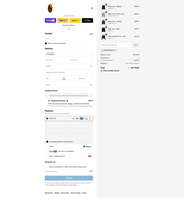 Guest In Residence checkout page showing Guest In Residence promo code box | Screenshot taken by SimplyCodes community member on Aug 11, 2025