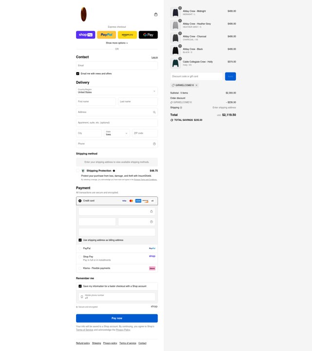 Guest In Residence checkout page showing Guest In Residence promo code box | Screenshot taken by SimplyCodes community member on Aug 15, 2025